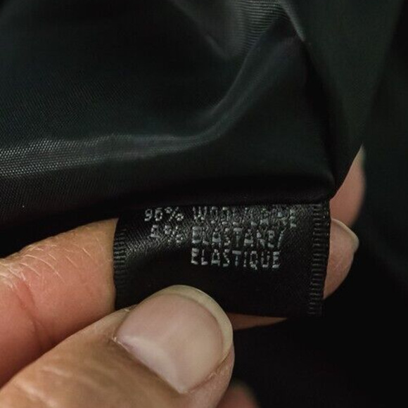 Lafayette 148 Size 6 Black Collared Button Lined Wool Career Work Blazer Jacket - Picture 4 of 6